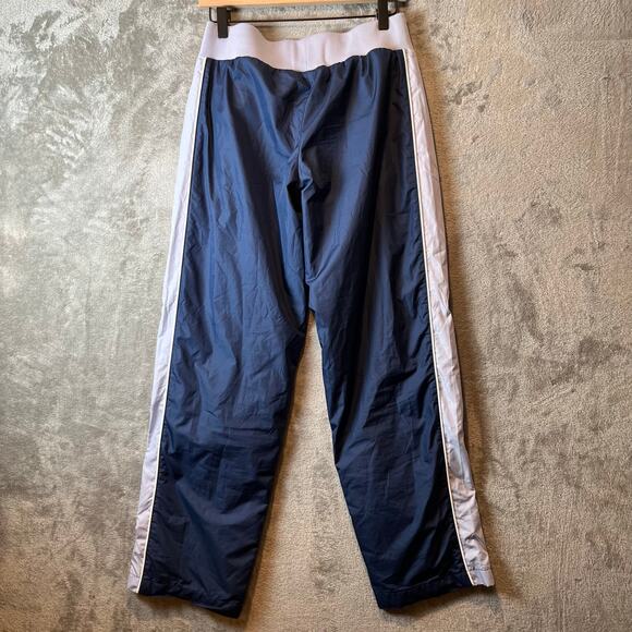 Vintage Nike 2000s Navy Nike Track Pants Y2k Size Small Athleisure Streetwear - Picture 4 of 7